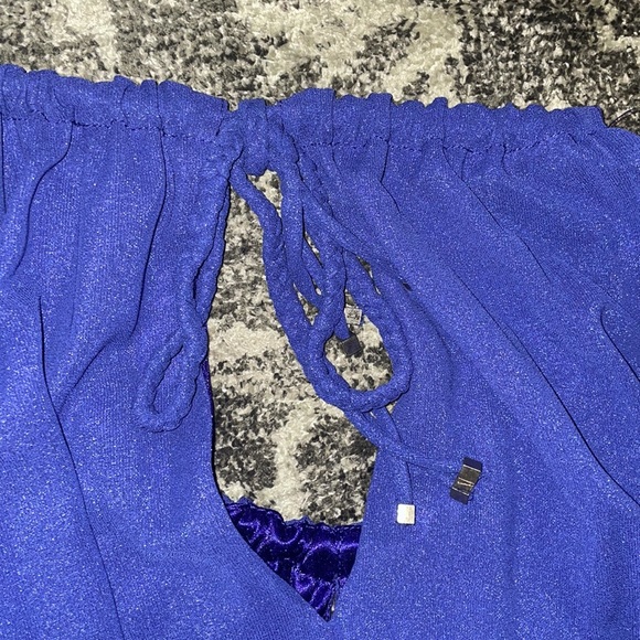 Shimmering purple high low Double Zero dress - Picture 5 of 8